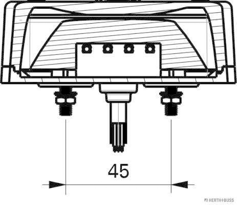 Herth+Buss Elparts Achterlicht 83830194