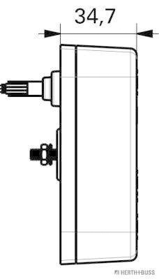 Herth+Buss Elparts Achterlicht 83830194