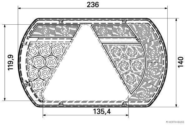Herth+Buss Elparts Achterlicht 83830301