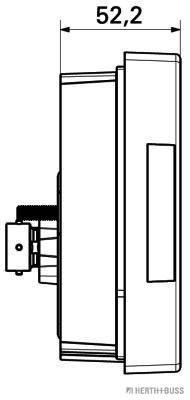 Herth+Buss Elparts Achterlicht 83830301