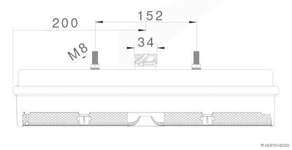 Herth+Buss Elparts Achterlicht 83830404
