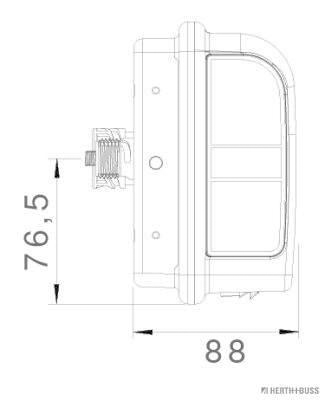 Herth+Buss Elparts Achterlicht 83830404