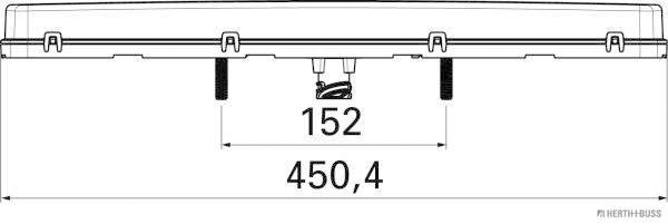 Herth+Buss Elparts Achterlicht 83840014