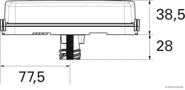Herth+Buss Elparts Achterlicht 83840014