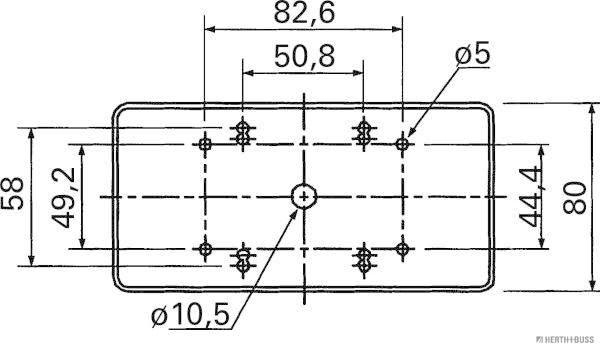 Herth+Buss Elparts Achterlicht 83840018