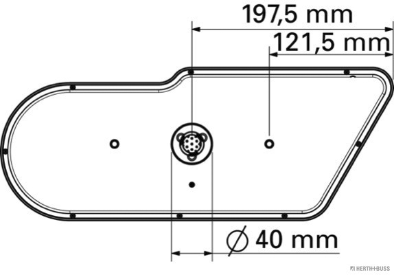 Herth+Buss Elparts Achterlicht 83840019