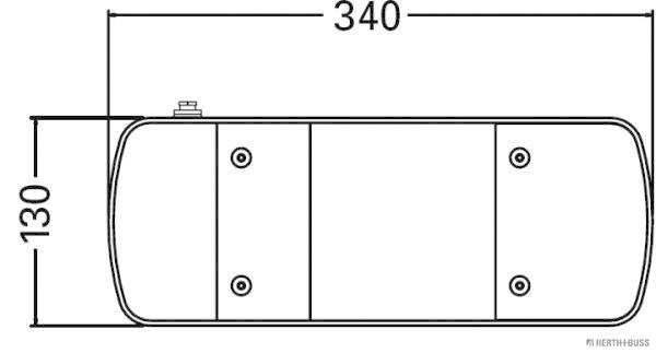 Herth+Buss Elparts Achterlicht 83840057