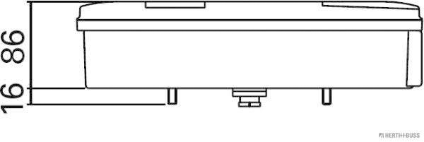 Herth+Buss Elparts Achterlicht 83840058