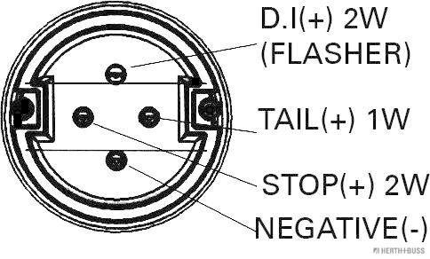 Herth+Buss Elparts Achterlicht 83840182