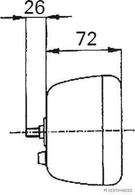 Herth+Buss Elparts Achterlicht 83840212