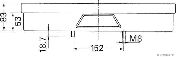 Herth+Buss Elparts Achterlicht 83840361