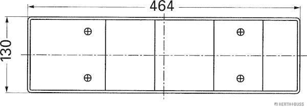 Herth+Buss Elparts Achterlicht 83840510
