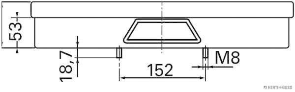 Herth+Buss Elparts Achterlicht 83840513