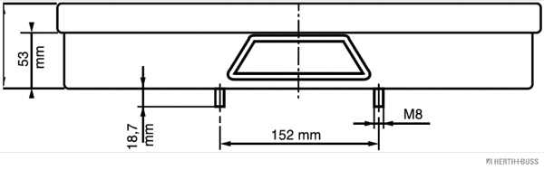 Herth+Buss Elparts Achterlicht 83840527