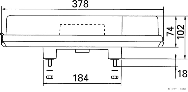 Herth+Buss Elparts Achterlicht 83840533
