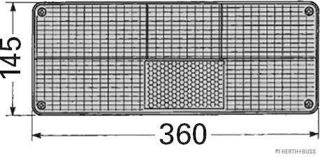 Herth+Buss Elparts Achterlicht 83840576