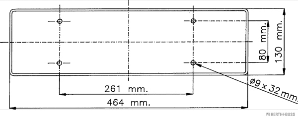 Herth+Buss Elparts Achterlicht 83840584