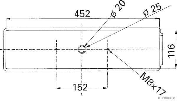 Herth+Buss Elparts Achterlicht 83840585