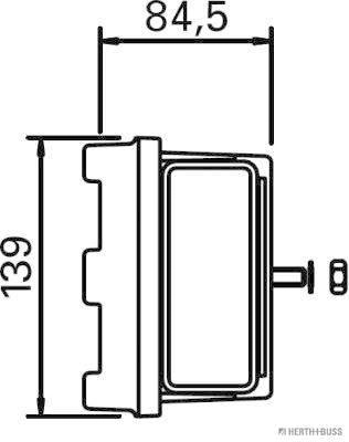 Herth+Buss Elparts Achterlicht 83840588