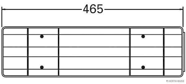 Herth+Buss Elparts Achterlicht 83840607