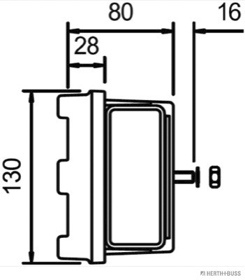 Herth+Buss Elparts Achterlicht 83840624