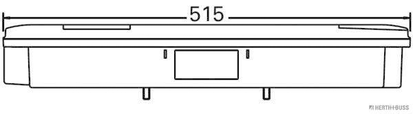 Herth+Buss Elparts Achterlicht 83840656