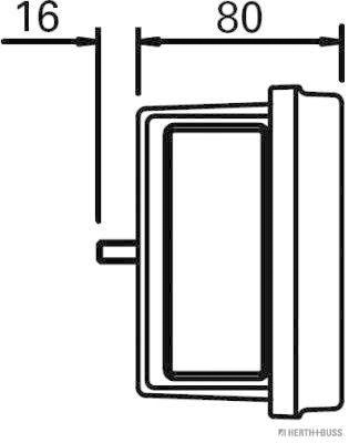 Herth+Buss Elparts Achterlicht 83840656