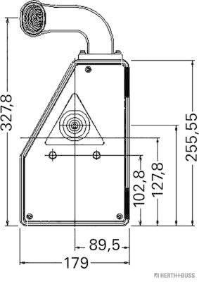 Herth+Buss Elparts Achterlicht 83840694