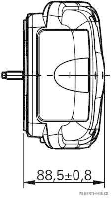 Herth+Buss Elparts Achterlicht 83840701