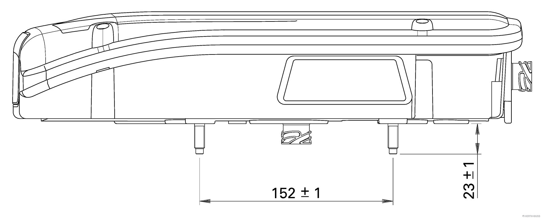 Herth+Buss Elparts Achterlicht 83840704