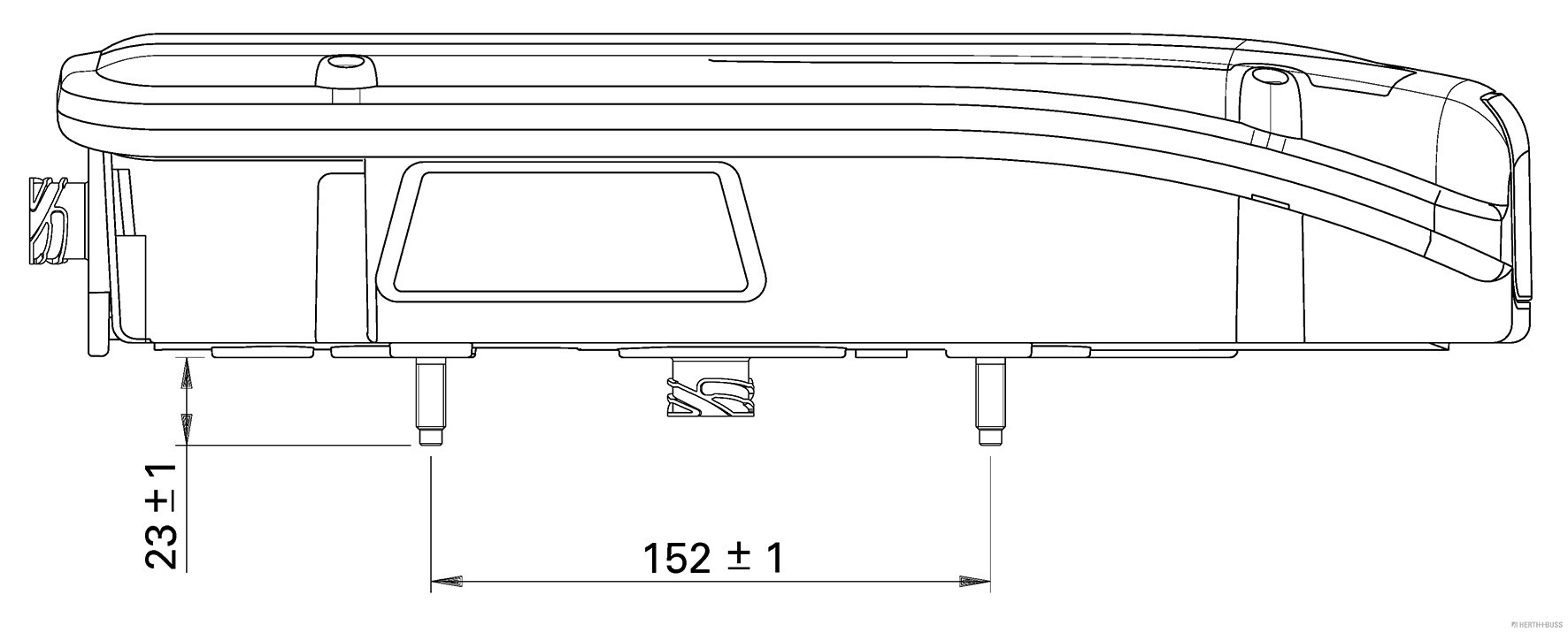 Herth+Buss Elparts Achterlicht 83840705