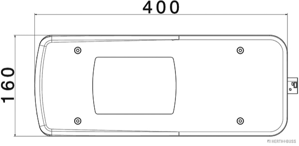 Herth+Buss Elparts Achterlicht 83840726