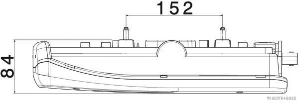 Herth+Buss Elparts Achterlicht 83840726