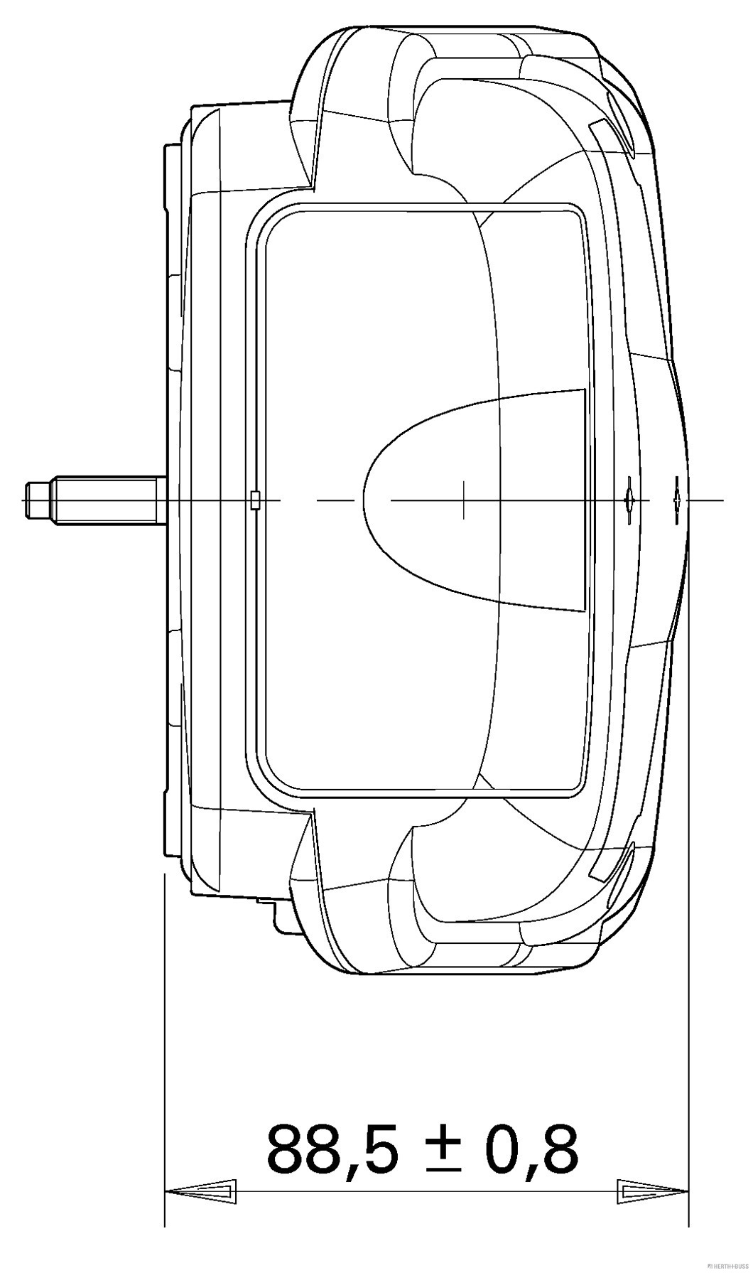 Herth+Buss Elparts Achterlicht 83840777