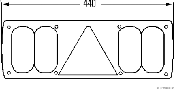 Herth+Buss Elparts Achterlicht 83840808