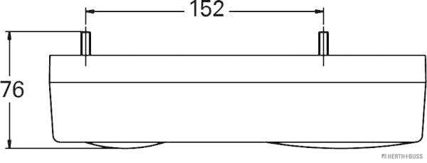 Herth+Buss Elparts Achterlicht 83840868