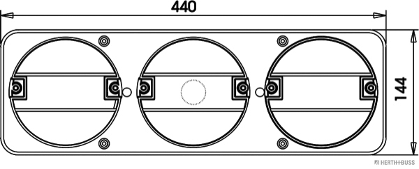 Herth+Buss Elparts Achterlicht 83840904