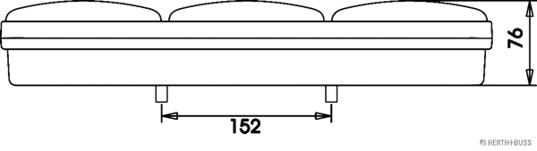 Herth+Buss Elparts Achterlicht 83840904