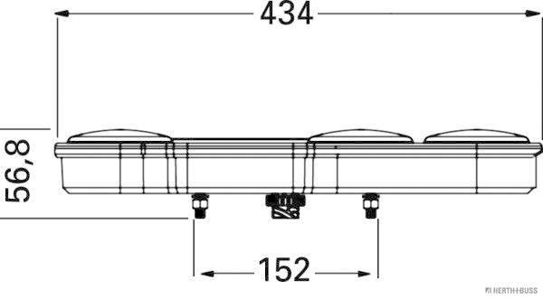 Herth+Buss Elparts Achterlicht 83840922