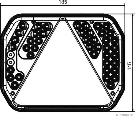 Herth+Buss Elparts Achterlicht 83840974