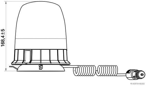 Herth+Buss Elparts Zwaailicht 84770003