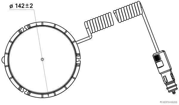 Herth+Buss Elparts Zwaailicht 84770003