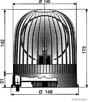 Herth+Buss Elparts Zwaailicht 84770541