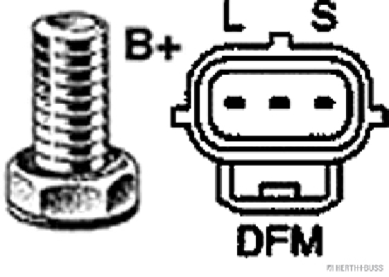 Herth+Buss Elparts Alternator/Dynamo 32045370