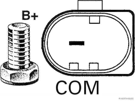 Herth+Buss Elparts Alternator/Dynamo 32005001