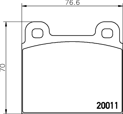 Remblokset Mintex MDB1005