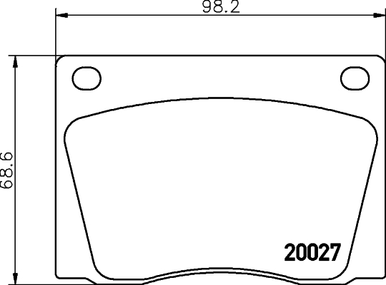 Remblokset Mintex MGB522