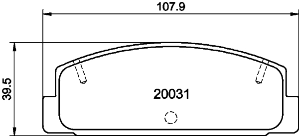 Remblokset Mintex MDB1350