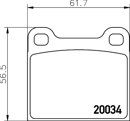 Remblokset Mintex MDB1002