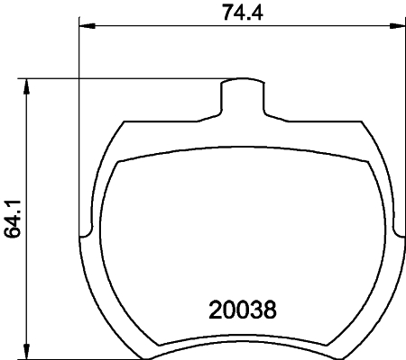 Remblokset Mintex MLB37